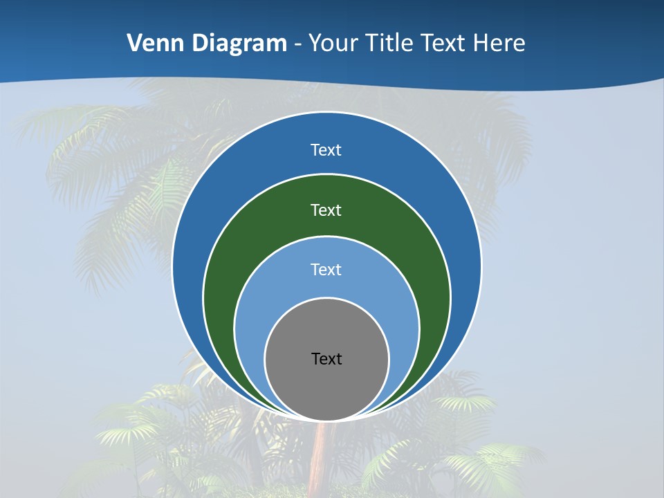 Luxury Signpost Caribbean PowerPoint Template