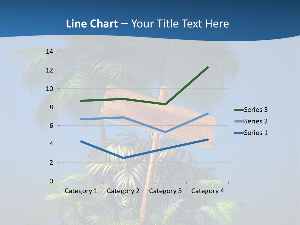 Luxury Signpost Caribbean PowerPoint Template