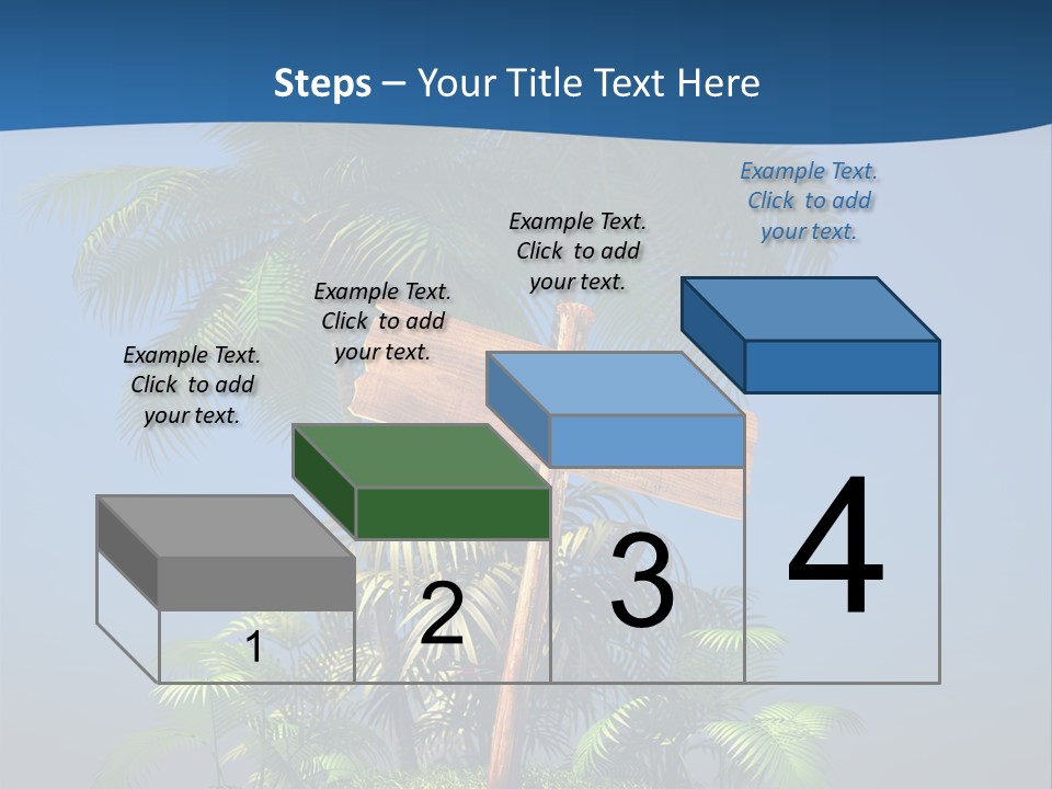 Luxury Signpost Caribbean PowerPoint Template