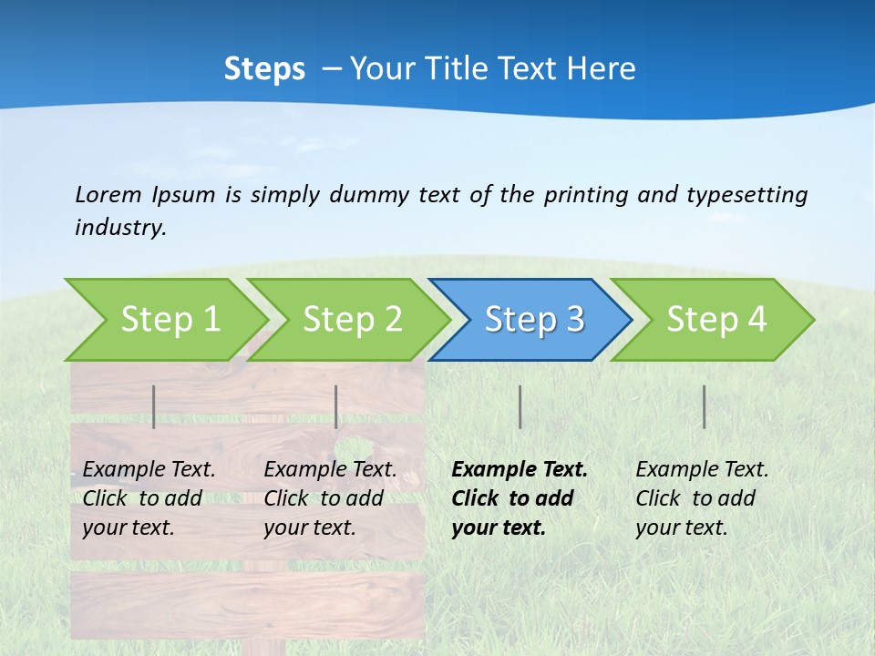 Street Clouds Space PowerPoint Template