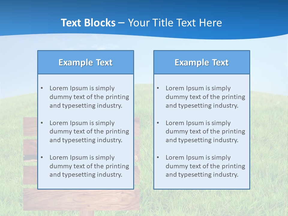 Street Clouds Space PowerPoint Template