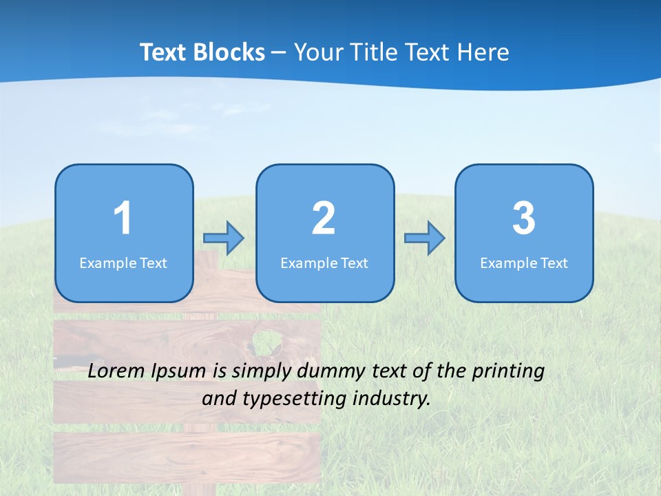 Street Clouds Space PowerPoint Template