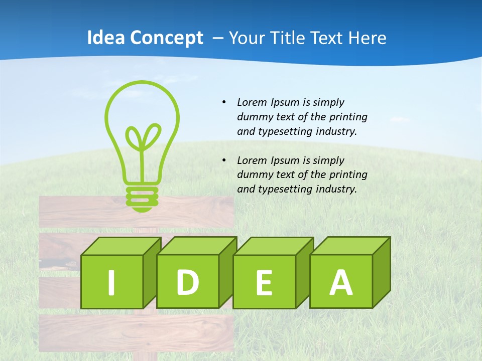 Street Clouds Space PowerPoint Template