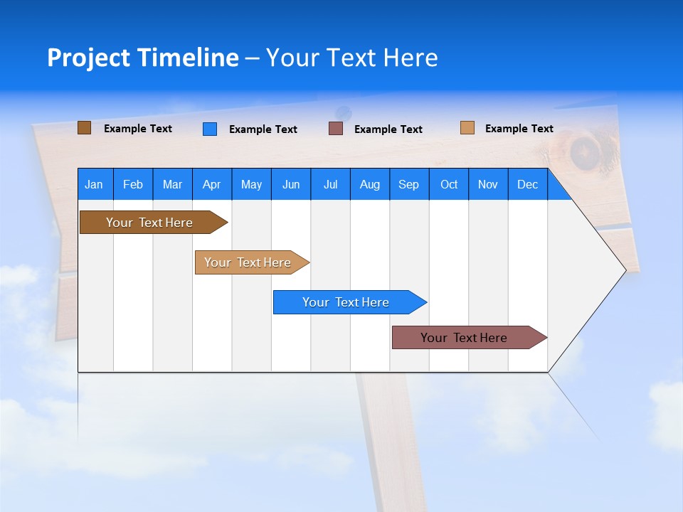 Screw Space Signpost PowerPoint Template