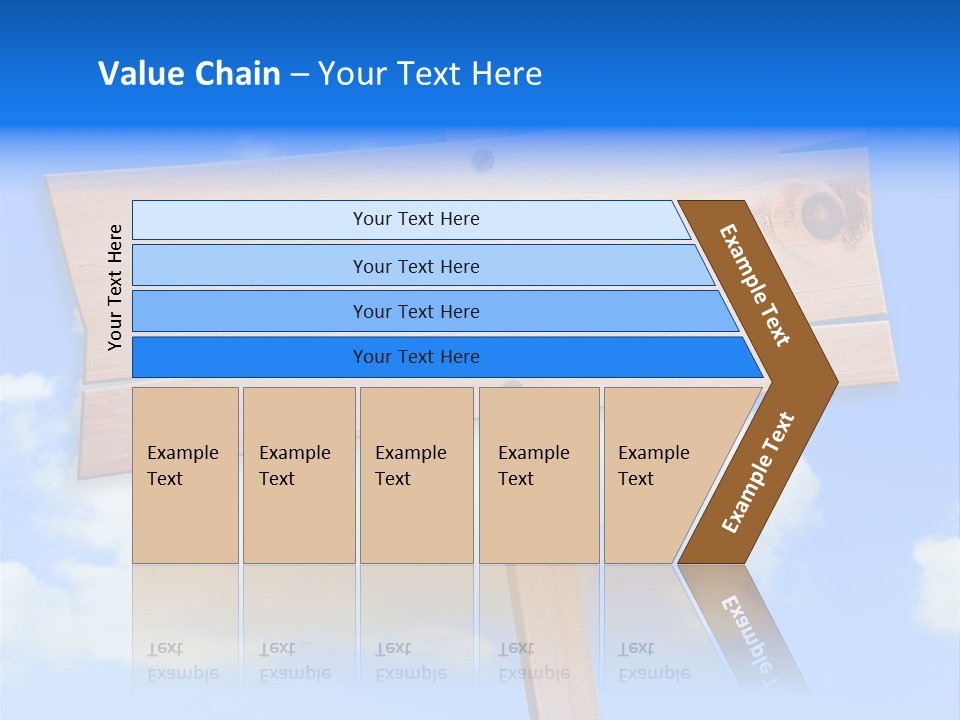 Screw Space Signpost PowerPoint Template