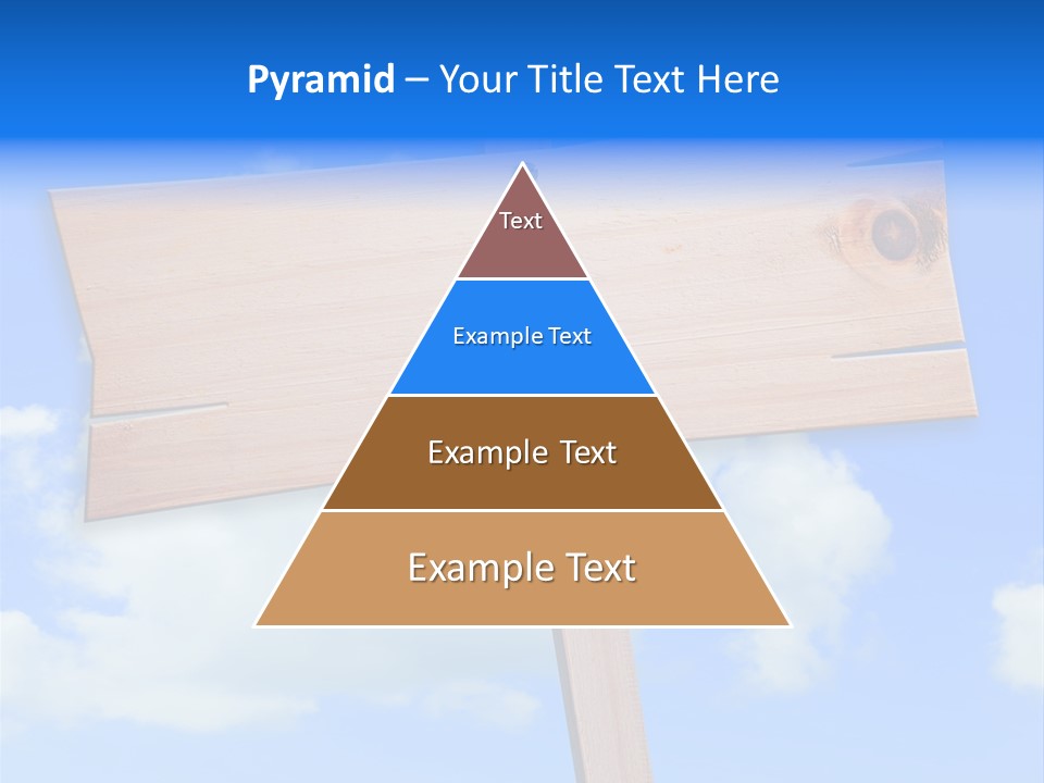 Screw Space Signpost PowerPoint Template