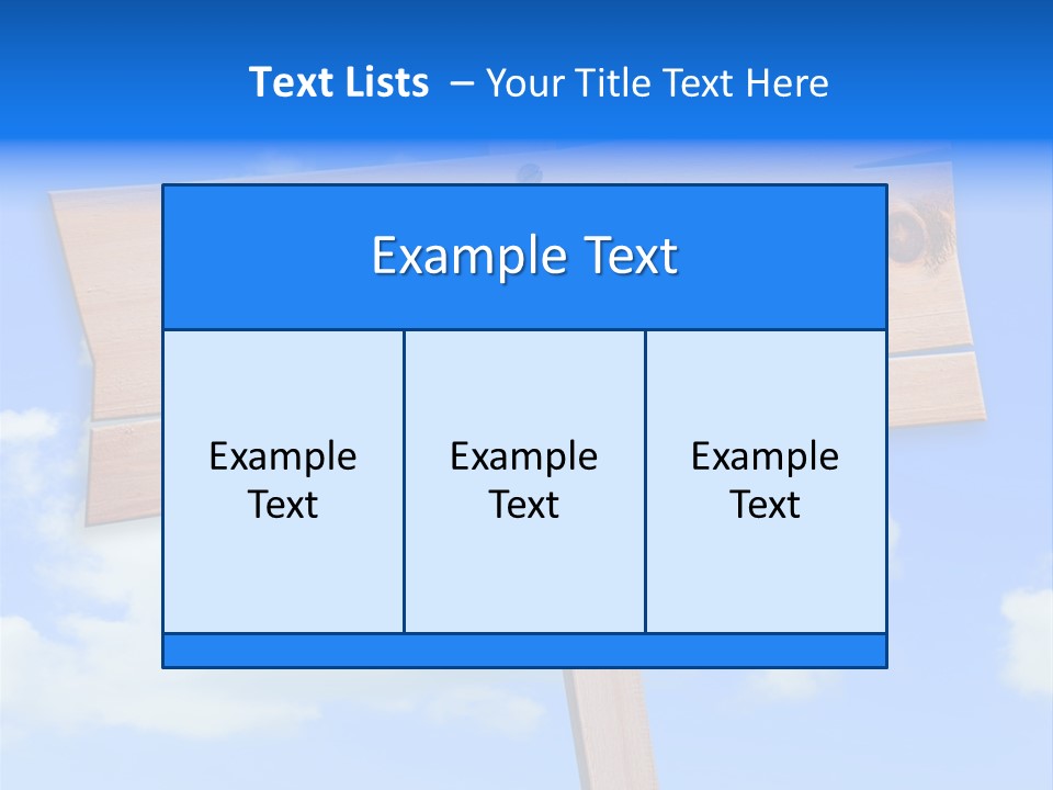 Screw Space Signpost PowerPoint Template
