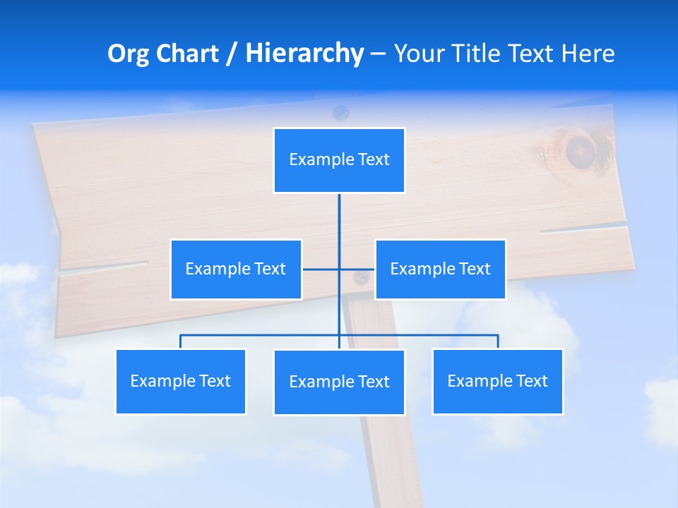 Screw Space Signpost PowerPoint Template