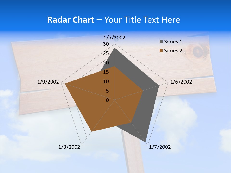 Screw Space Signpost PowerPoint Template