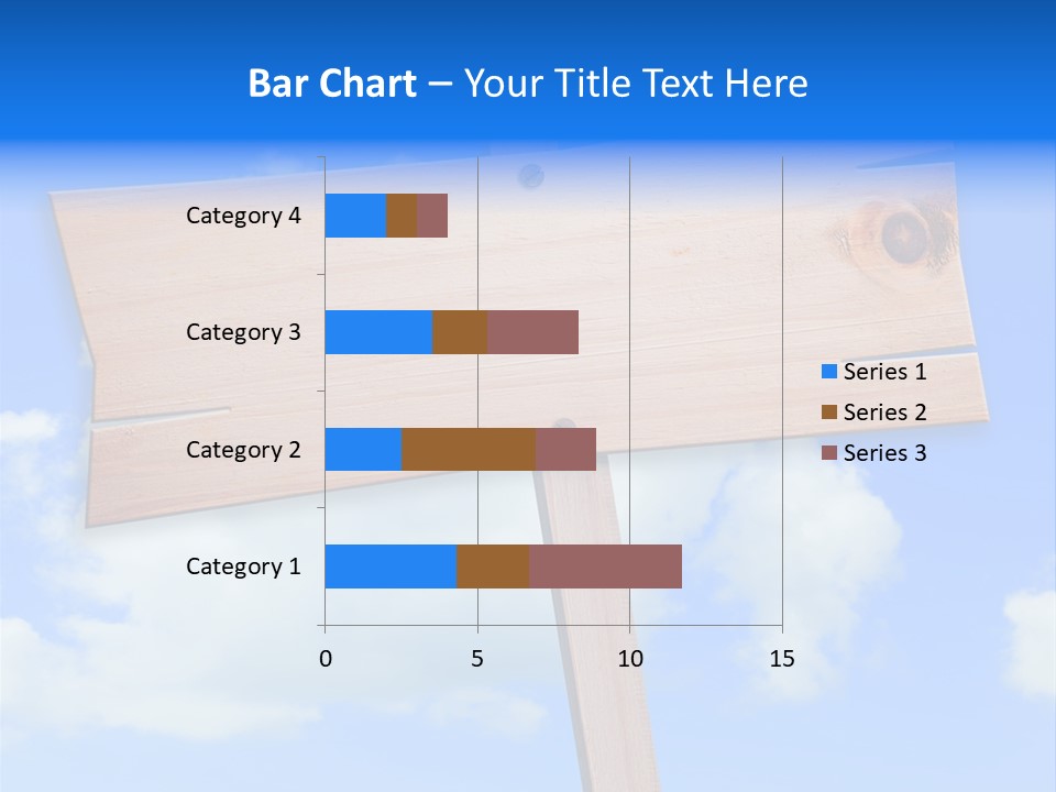 Screw Space Signpost PowerPoint Template
