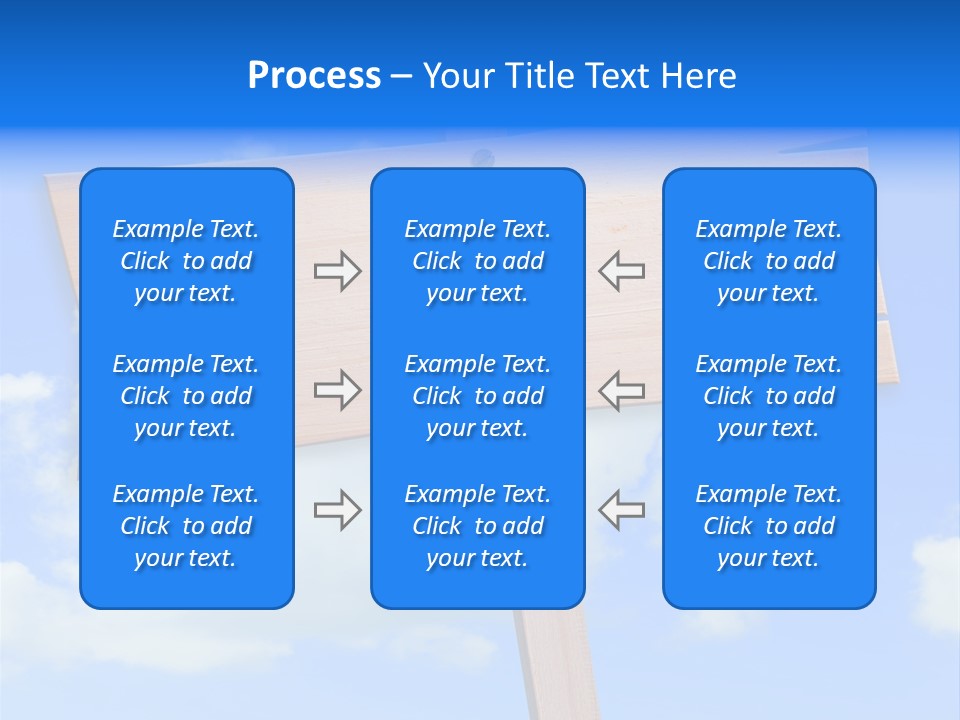 Screw Space Signpost PowerPoint Template