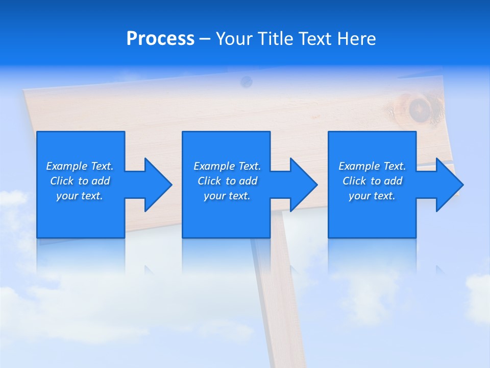 Screw Space Signpost PowerPoint Template