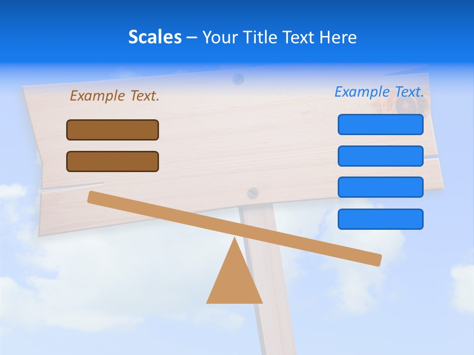 Screw Space Signpost PowerPoint Template
