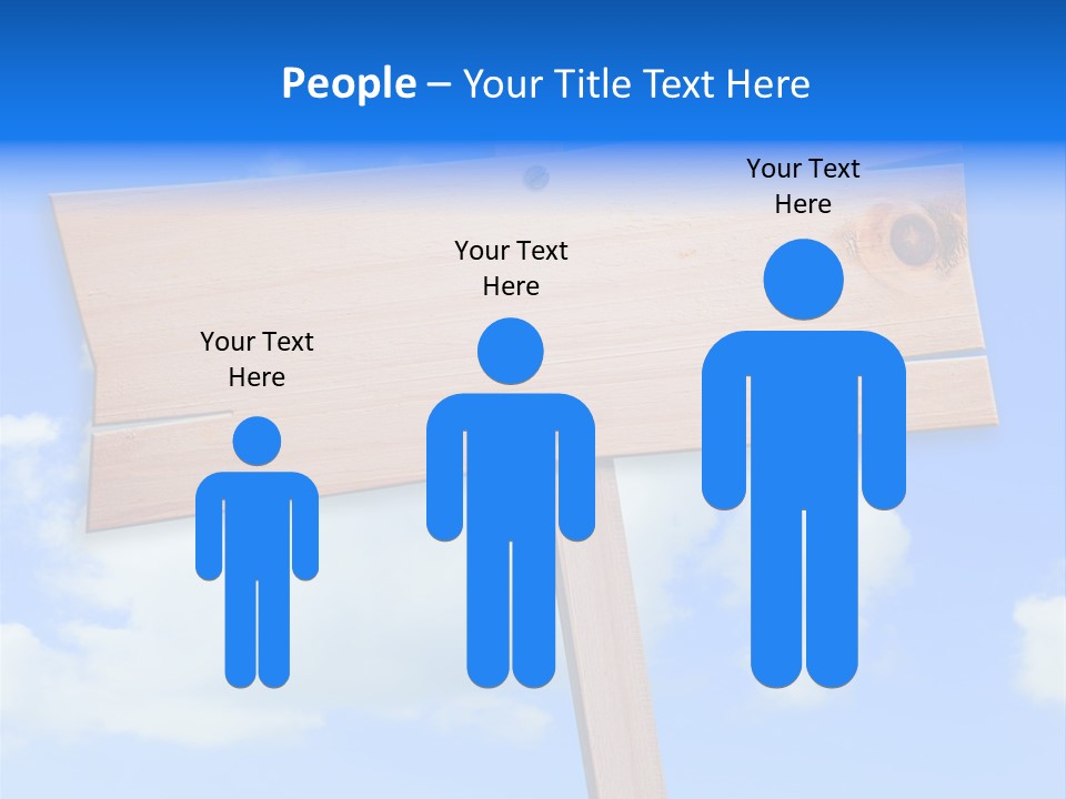 Screw Space Signpost PowerPoint Template