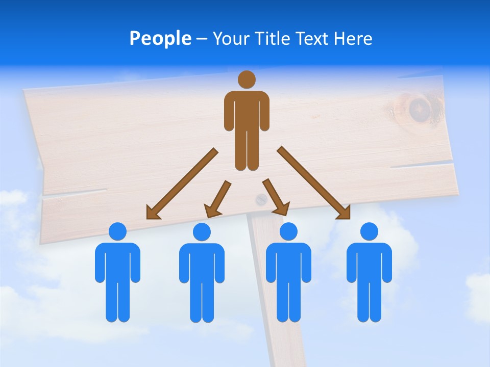 Screw Space Signpost PowerPoint Template