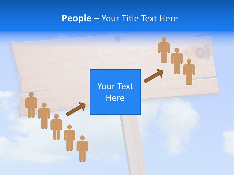 Screw Space Signpost PowerPoint Template