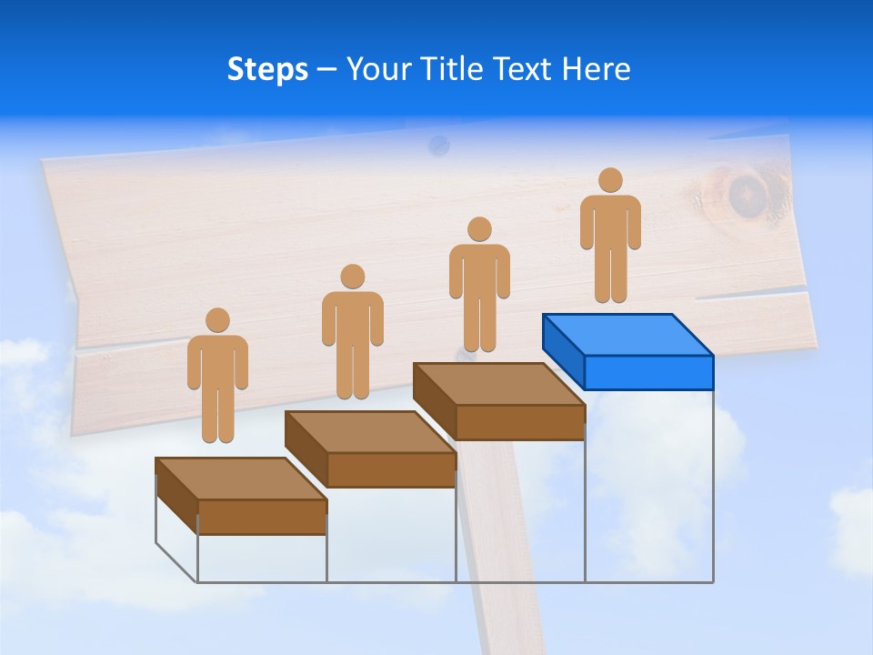 Screw Space Signpost PowerPoint Template