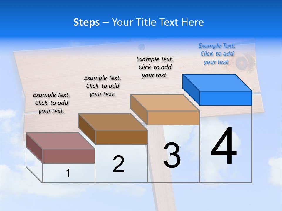 Screw Space Signpost PowerPoint Template