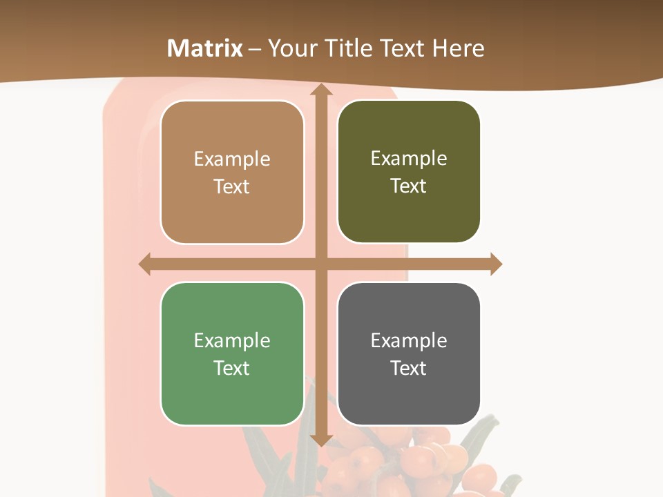 Medical Vitamin Sallow PowerPoint Template