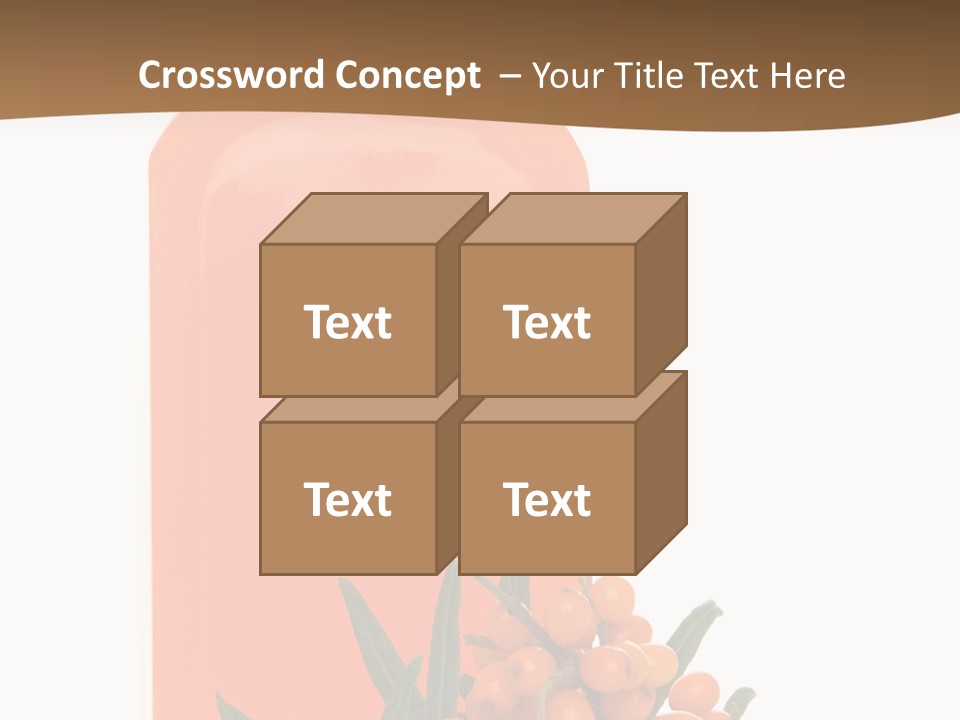 Medical Vitamin Sallow PowerPoint Template