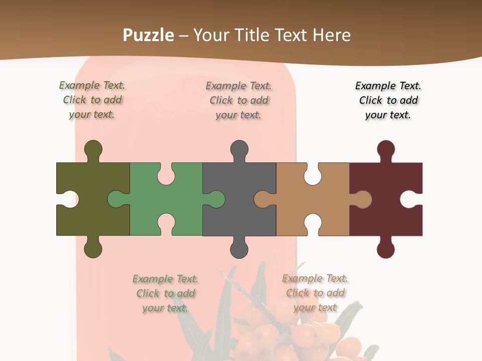 Medical Vitamin Sallow PowerPoint Template