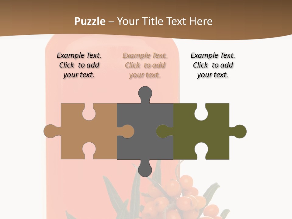 Medical Vitamin Sallow PowerPoint Template