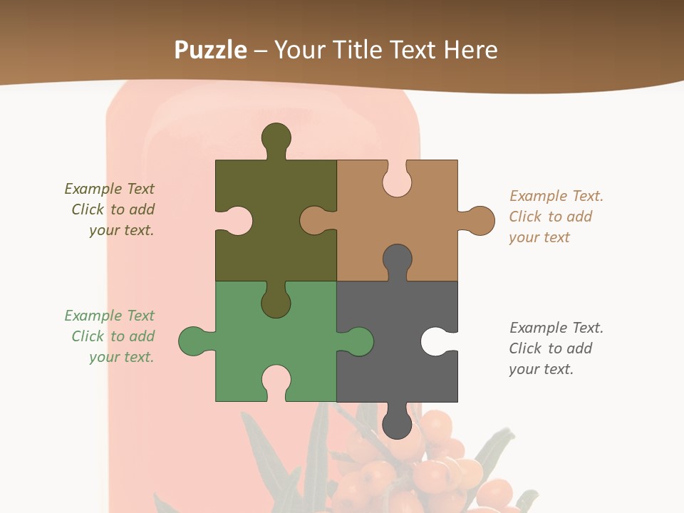 Medical Vitamin Sallow PowerPoint Template