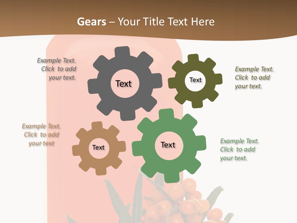Medical Vitamin Sallow PowerPoint Template