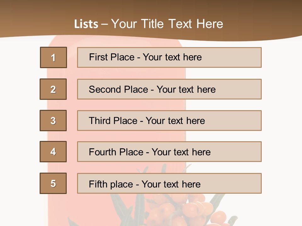 Medical Vitamin Sallow PowerPoint Template