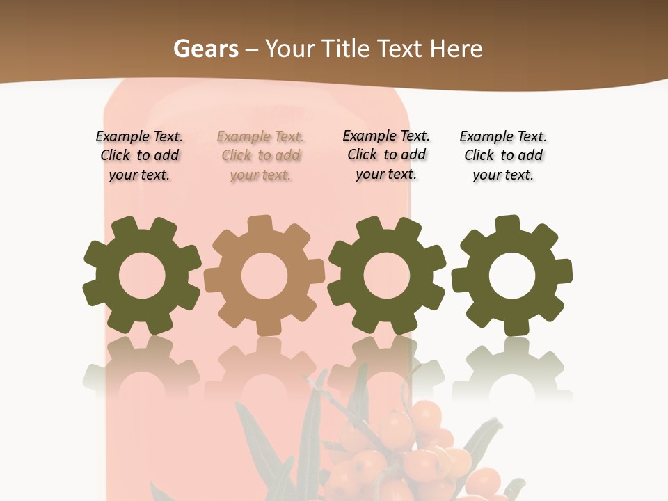 Medical Vitamin Sallow PowerPoint Template