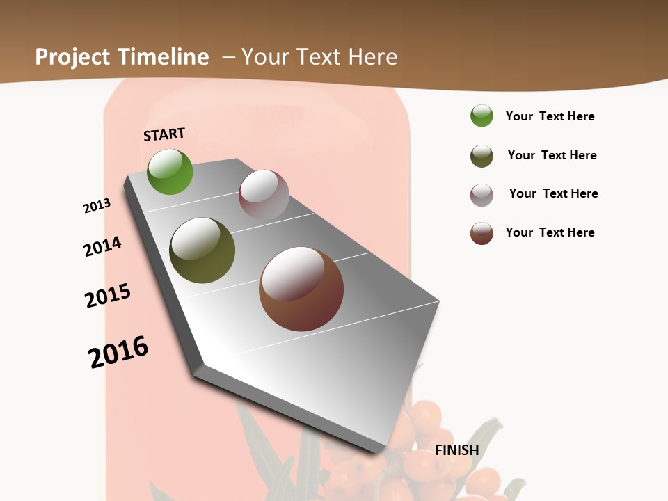 Medical Vitamin Sallow PowerPoint Template