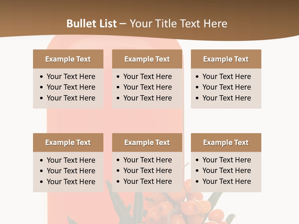 Medical Vitamin Sallow PowerPoint Template