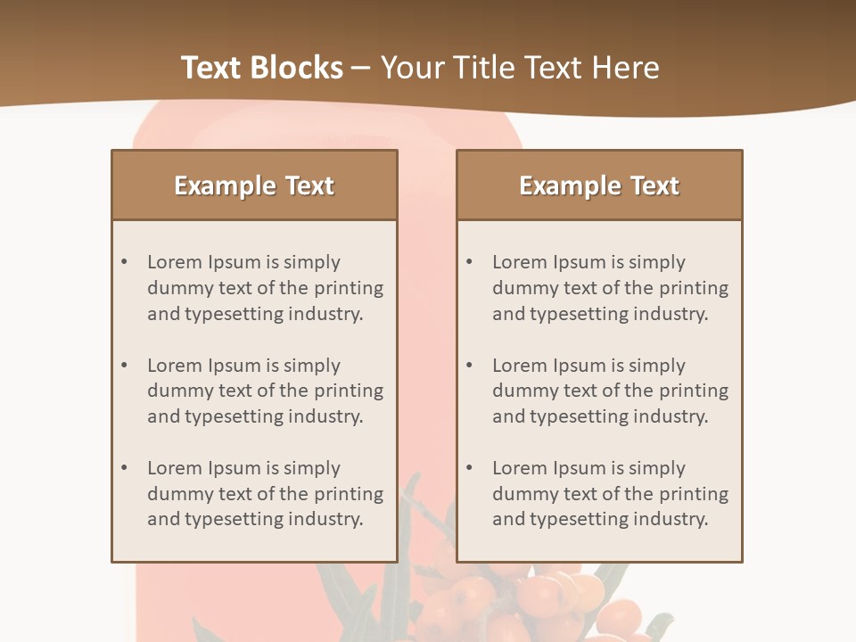 Medical Vitamin Sallow PowerPoint Template