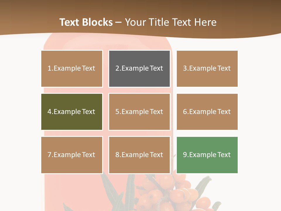 Medical Vitamin Sallow PowerPoint Template