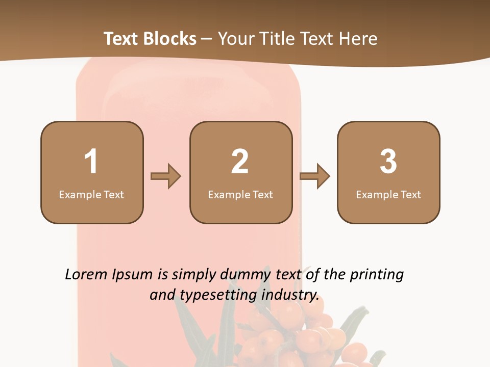 Medical Vitamin Sallow PowerPoint Template