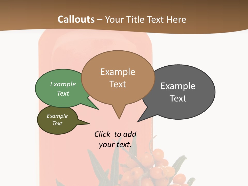 Medical Vitamin Sallow PowerPoint Template