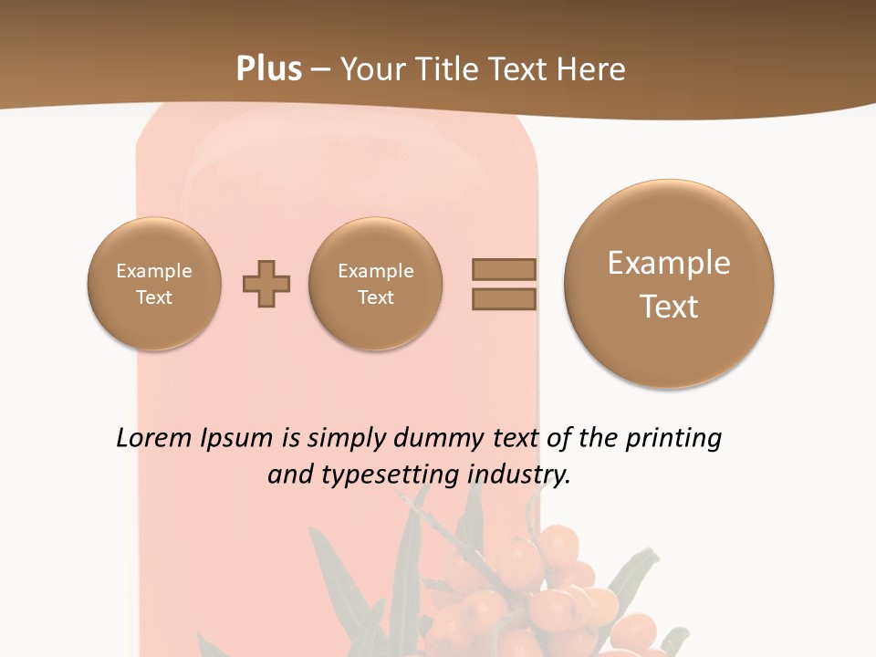 Medical Vitamin Sallow PowerPoint Template