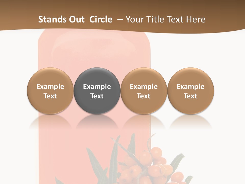 Medical Vitamin Sallow PowerPoint Template