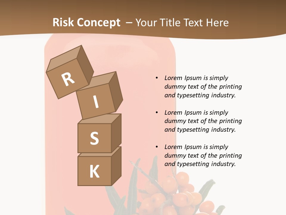 Medical Vitamin Sallow PowerPoint Template