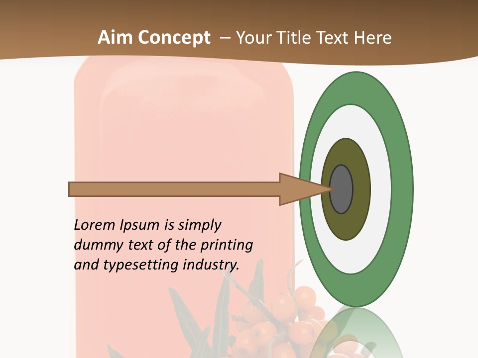 Medical Vitamin Sallow PowerPoint Template