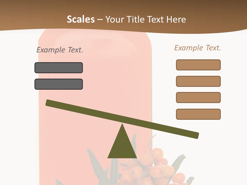 Medical Vitamin Sallow PowerPoint Template