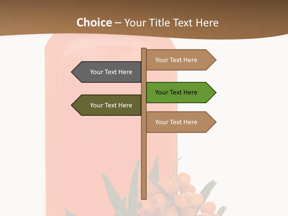 Medical Vitamin Sallow PowerPoint Template