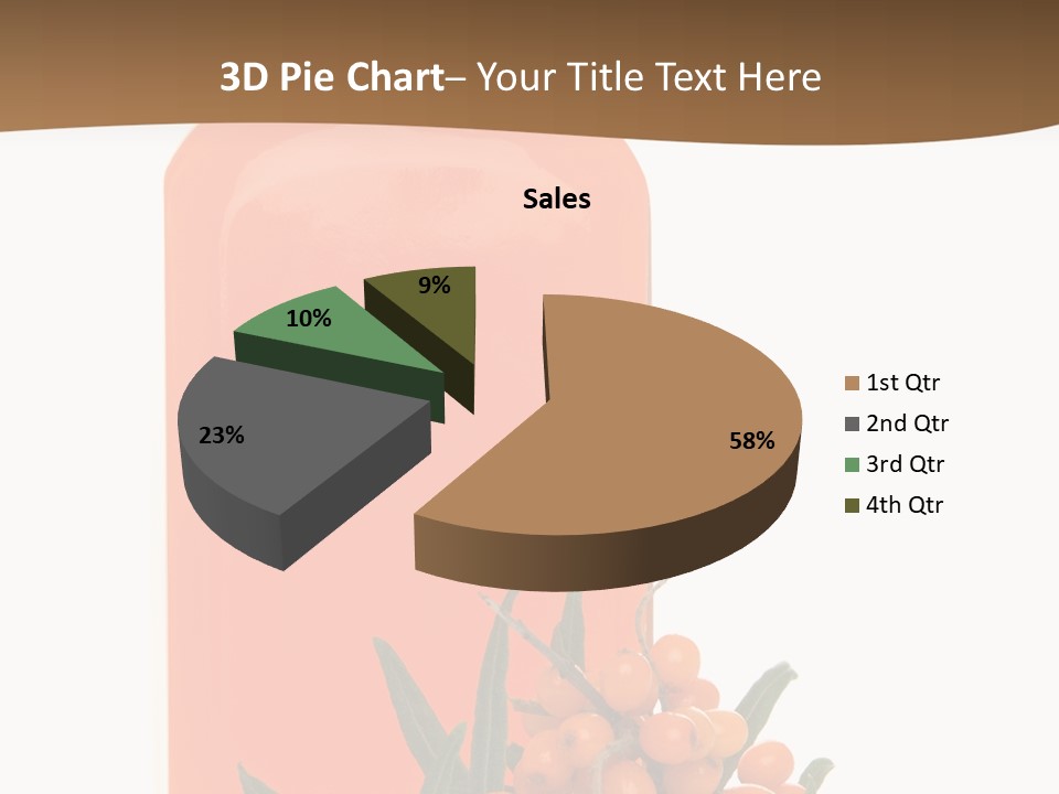 Medical Vitamin Sallow PowerPoint Template