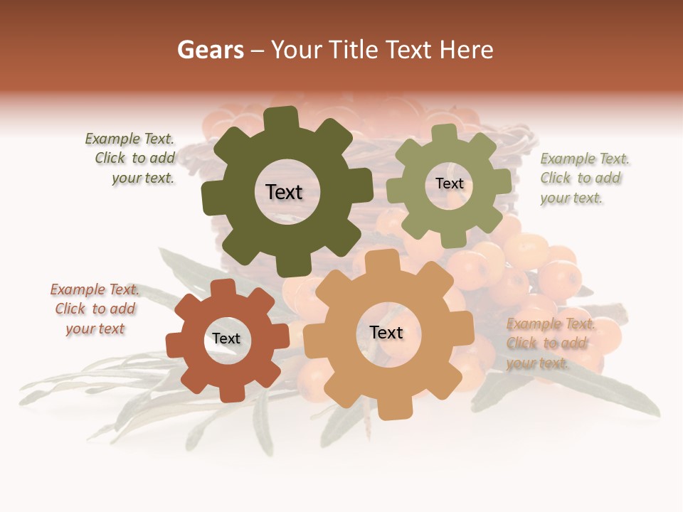 Healthy Thorn Diet PowerPoint Template