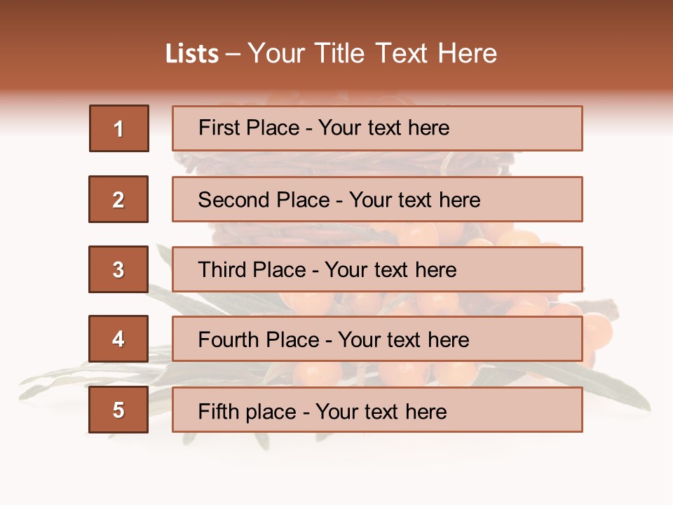 Healthy Thorn Diet PowerPoint Template