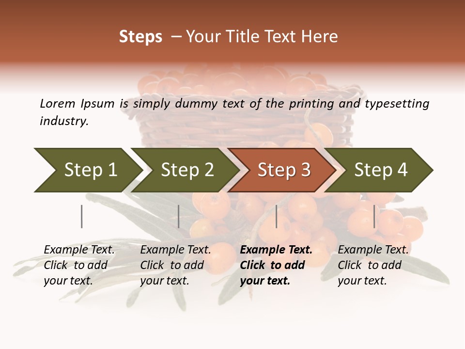 Healthy Thorn Diet PowerPoint Template