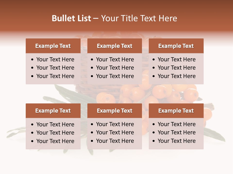 Healthy Thorn Diet PowerPoint Template