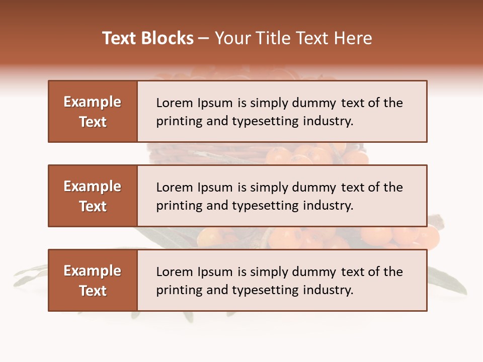 Healthy Thorn Diet PowerPoint Template