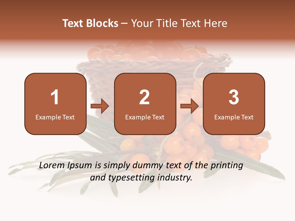 Healthy Thorn Diet PowerPoint Template