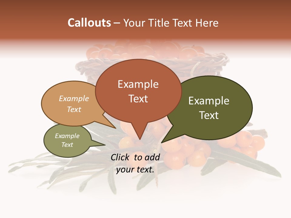 Healthy Thorn Diet PowerPoint Template